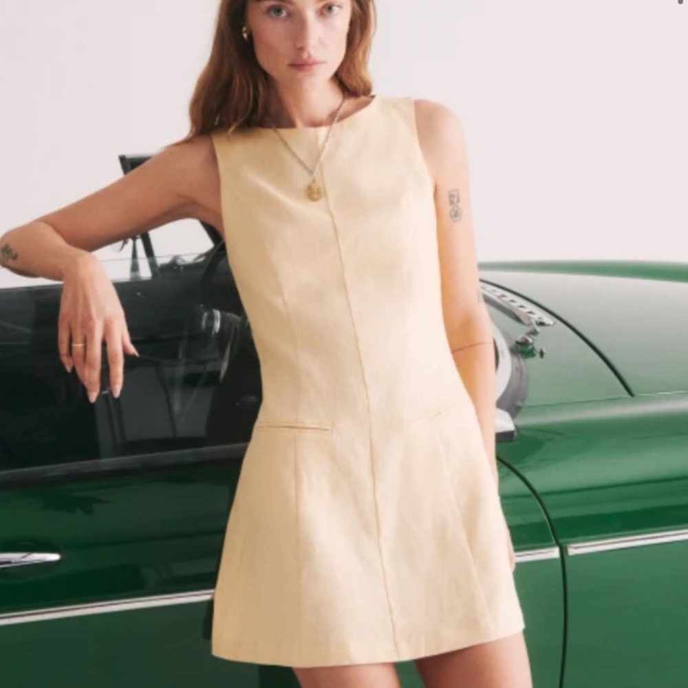 Reformation Citron Mini Dress